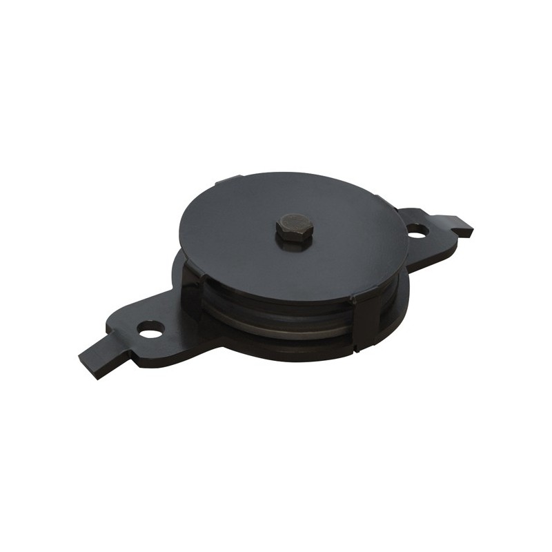 Wentex 89526 Eurotrack - Return Pulley, Black